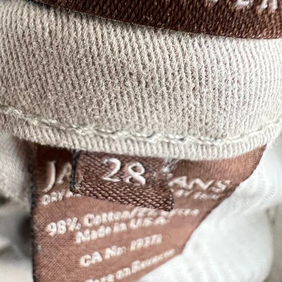 James Jeans Hunter Women's 28 Tan Khaki Straight Leg Mid Rise Stretch Denim - Picture 7 of 7